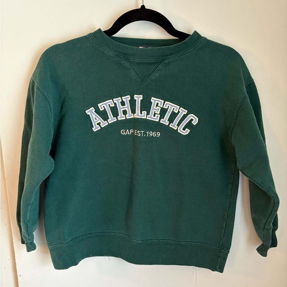Vintage Green GAP Athletic Crewneck